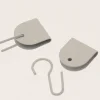 Clearance Ateliers 28 10 ACCROCHES RIDEAU COULISSANTES - LAQUE BLANC