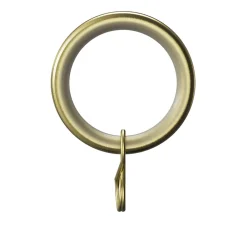 GoodHome 10 anneaux et crochets tringle à rideau silencieux Elasa métal doré Ø16/19mm* Tringle À Rideau À Composer