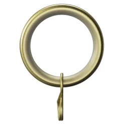 GoodHome 10 anneaux silencieux et crochets pour tringle à rideau métal doré Ø25/28 mm, Elasa* Tringle À Rideau À Composer