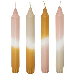 Atmosphera 4 bougies batôns Laya multicouleurs H.18cm* Bougie Et Senteur