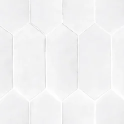 Dada Art 8 carreaux adhésifs décoratifs Vinyl Way 3D effet céramique blanc L.20 x L.20 cm x ep.1,3 mm