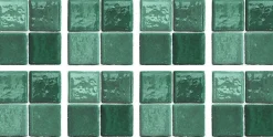 Dada Art 8 carreaux adhésifs décoratifs Vinyl Way 3D effet carreau vert azur L.20 x L.20 cm x ep.1,3 mm