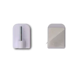 CDéco 20 Crochets Autocollants, Blanc, Support de Tringle pour Fenêtre ou Porte Fenêtre* Rail À Rideaux