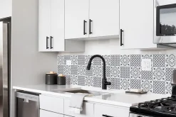 D-C-Fix 6 dalles adhésive murales Wall Tiles Jamila effet carreaux de ciment beige, gris, blanc L.15 x l.15cm* Sticker Et Adhésif Décoratif