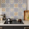D-C-Fix 6 dalles adhésive murales Wall Tiles Amira effet carreaux de ciment, gris, blanc L.15 x l.15cm* Sticker Et Adhésif Décoratif