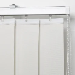 Best Madeco 5 lamelles verticales orientables 89mm pour store californien blanc sans chaînette H.260cm, Screen