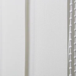 Best Madeco 5 lamelles verticales orientables 89mm pour store californien blanc sans chaînette H.260cm, Screen