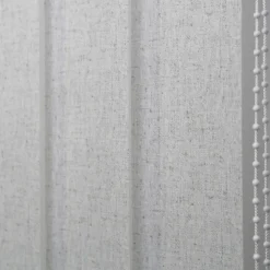 Madeco 5 lamelles verticales orientables 89mm pour store californien gris chiné sans chaînette H.260cm,* Store Californien