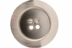 Ateliers 28 2 PINCES BOUTON POUR RIDEAU COULEUR CHROME MAT* Embrasse À Rideaux