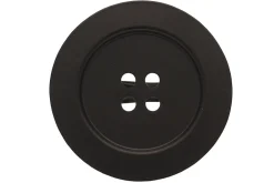 Ateliers 28 2 PINCES BOUTON POUR RIDEAU COULEUR NICKEL NOIR