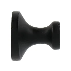 Mobois 2 porte embrasses rideau bois de hêtre noir mat L.30mm* Embrasse À Rideaux