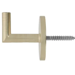Mobois 2 porte embrasses rideau métal doré mat L.33,5mm* Embrasse À Rideaux