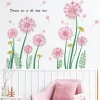 Deko 2 stickers muraux fleurs, stickers muraux fleurs salon, stickers muraux pissenlit* Sticker Et Adhésif Décoratif