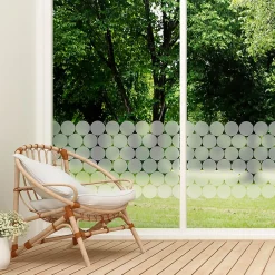 Ambiance Sticker 50 stickers occultants cercles pour vitre et porte de douche 50 x 100 cm -50 stickers cercles 10X10 cm* Sticker Et Adhésif Décoratif