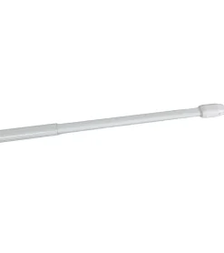 Heraud 2 Tringles pour petit rideau à Poser Blanc (80-130 cm - Blanc)* Rail À Rideaux