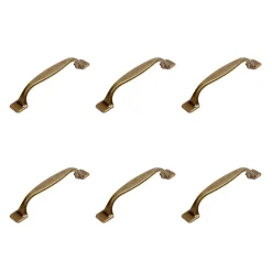 Nesu 6 Un. poignées de meuble en bronze vieilli - entraxe 96MM* Poignée De Meuble