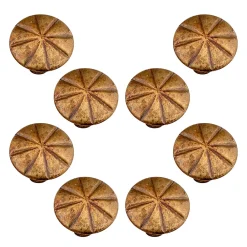 Nesu 8 Un. poignées de meuble en bronze vieilli pour tiroir - diamètre 31MMX21MM* Poignée De Meuble