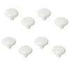 Discount Nesu 8 Un. poignées de meuble en porcelaine blanc - diamètre 31MM