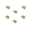 Nesu 6 Un. poignées de meuble laiton mat porte armoire cuisine salle de bain38x38MM* Bouton De Meuble