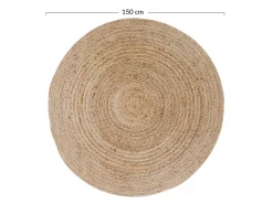 Lisa Design Adeje - tapis rond en jute - 150 cm -* Tapis Jute Et Naturel