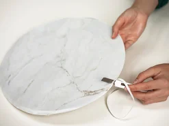 D-C-Fix Adhésif décoratif ® marbre Romeo mat blanc L.2m x l.45 cm* Sticker Et Adhésif Décoratif
