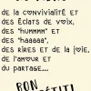 Dada Art Affiche " Au menu " l.30 x l.40 cm* Affiche
