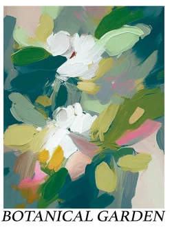 Dada Art Affiche " Botanical garden " multicouleurs l.30 x H.40 cm* Affiche