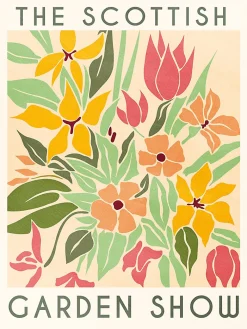 Dada Art Affiche " Garden show " multicouleurs l.30 x H.40 cm* Affiche