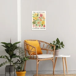 Dada Art Affiche " Garden show " multicouleurs l.30 x H.40 cm* Affiche