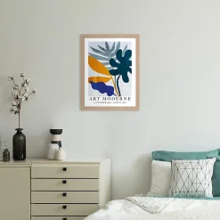 Dada Art Affiche Art moderne bleu l.30 x H.40 cm* Affiche