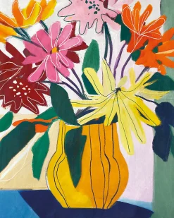 Dada Art Affiche bouquet multicouleurs l.40 x H.50 cm* Affiche