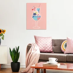 Dada Art Affiche cocktail l.30 x H.40 cm