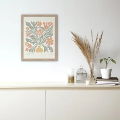 Dada Art Affiche collection 1977 fleurs pastel l.30 x l.40 cm* Affiche