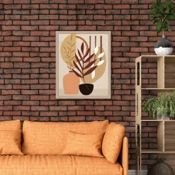 Dada Art Affiche dessin plante beige l.40 x H.50 cm* Affiche