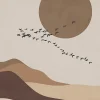 Dada Art Affiche dunes oiseaux l.30 x H.40 cm* Affiche