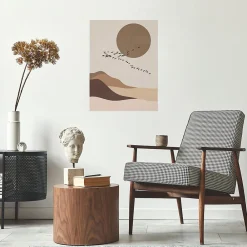 Dada Art Affiche dunes oiseaux l.30 x H.40 cm* Affiche