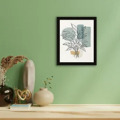 Dada Art Affiche feuilles abstraites vertes l.24 x l.30 cm* Affiche