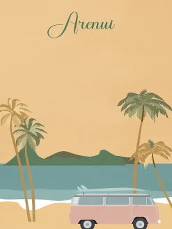 Dada Art Affiche Floride l.30 x l.40 cm