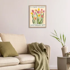 Dada Art Affiche flower market Amsterdam l.30 x l.40 cm* Affiche