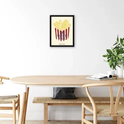 Dada Art Affiche frite " the French fries " l.30 x H.40 cm* Affiche