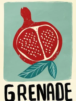 Dada Art Affiche fruit grenade l.30 x l.40 cm* Affiche