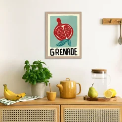 Dada Art Affiche fruit grenade l.30 x l.40 cm* Affiche