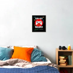 Dada Art Affiche Gamer Squad multicouleur l.24 x H.30 cm* Affiche