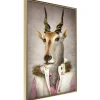 Sale Paris Prix Affiche Murale Encadrée "Animal Alter Ego Antelope" 30 x 42 cm Or