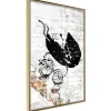 New Paris Prix Affiche Murale Encadrée "Banksy Baby Stroller" 30 x 42 cm Or