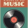 Dada Art Affiche music l.30 x H.40 cm* Affiche