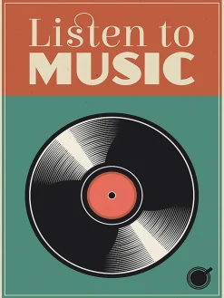 Dada Art Affiche music l.30 x H.40 cm* Affiche