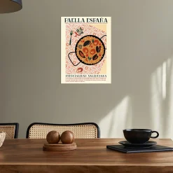 Dada Art Affiche paëlla España l.30 x H.40 cm* Affiche