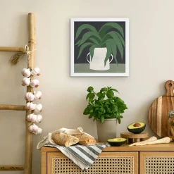 Dada Art Affiche plante et vase gris l.30 x H.30 cm* Affiche