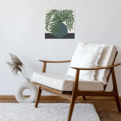 Dada Art Affiche plante vase vert l.30 x l.30 cm* Affiche